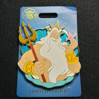 2024 - King Triton - Little Mermaid - 35th Anniversary - WDI - LE 300 - Disney Pin