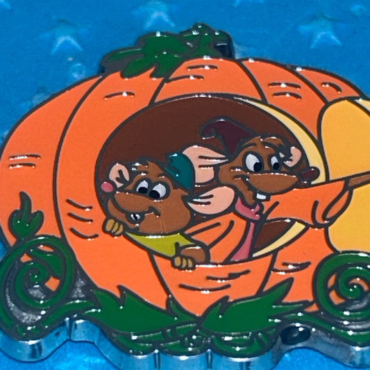 2024 - Jaq and Gus Gus - Cinderella - Pumpkin - Disney Mystery Pin