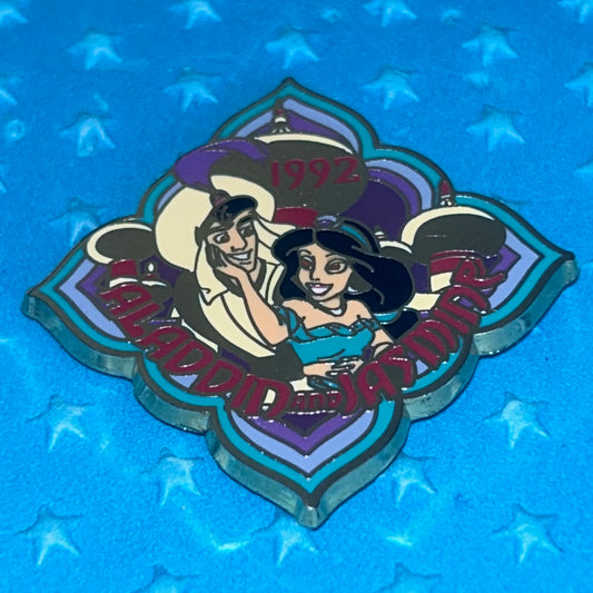 2002 - Princess Jasmine - Aladdin 1992 - Magic Carpet - Disney Pin