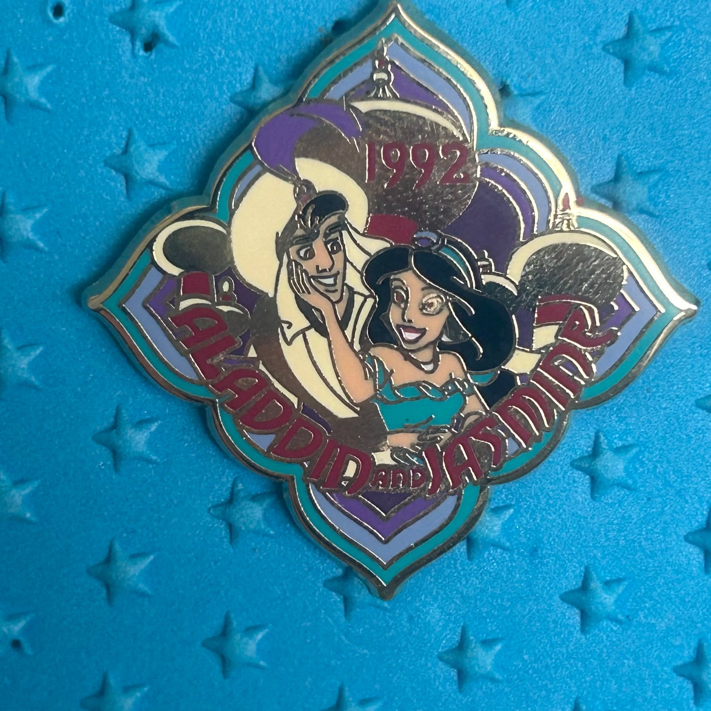 2002 - Princess Jasmine - Aladdin 1992 - Magic Carpet - Disney Pin