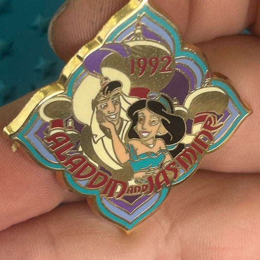 2002 - Princess Jasmine - Aladdin 1992 - Magic Carpet - Disney Pin