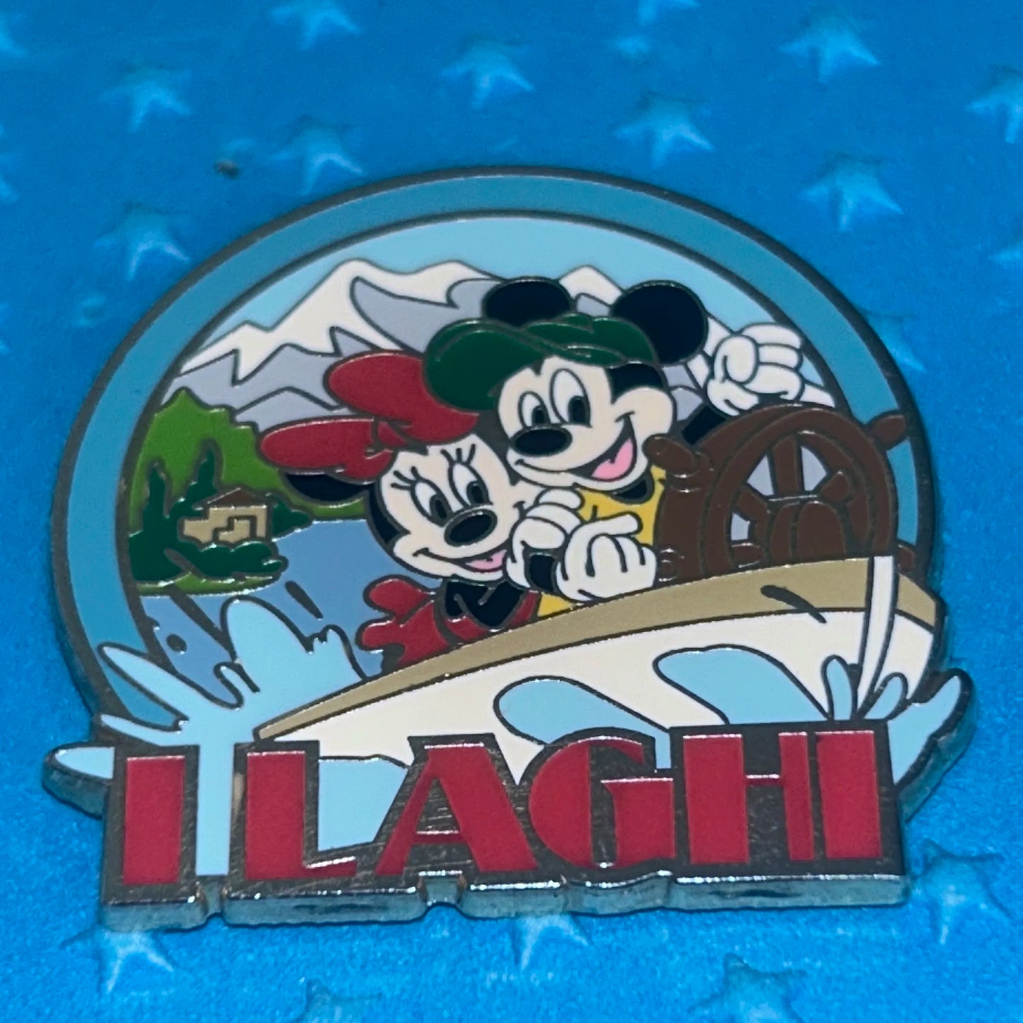 Adventures by Disney - Mickey and Minnie Mouse - Boating - Ilaghi - Disney Pin