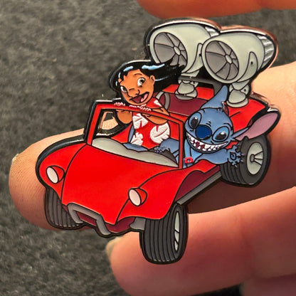 2025 - Loungefly - Lilo and Stitch - In Convertible Car - Disney Pin
