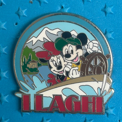 Adventures by Disney - Mickey and Minnie Mouse - Boating - Ilaghi - Disney Pin