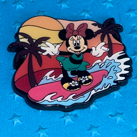 2024 - Loungefly - Minnie Mouse - Surfing at Sunset - Disney Pin