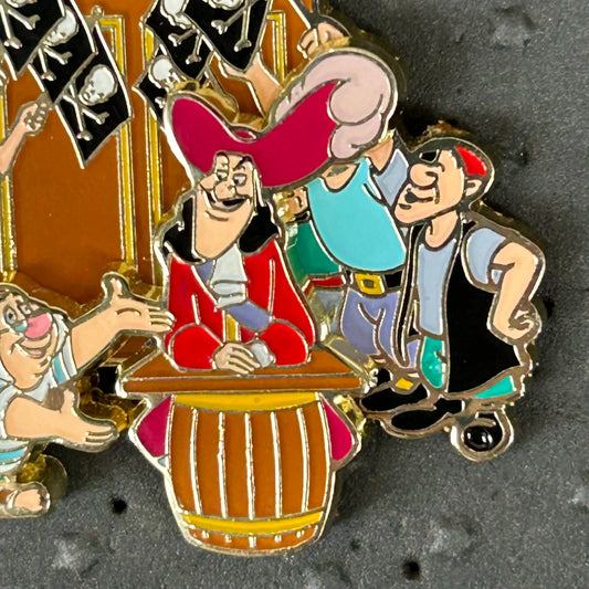 2022 - Captain Hook - Mr Smee - Jolly Roger Flags - Peter Pan - Disney Pin