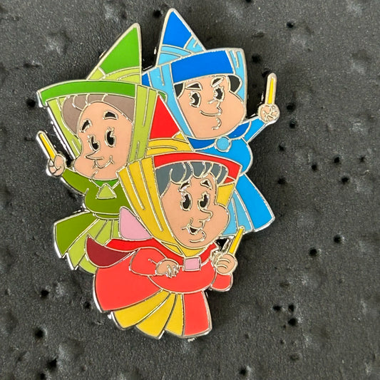 2023 - Flora, Fauna, & Merryweather - Sleeping Beauty - Build A Pin