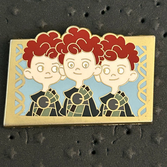 2012 - Harris, Hubert, and Hamis - Triplet's - Brave - Booster Pin