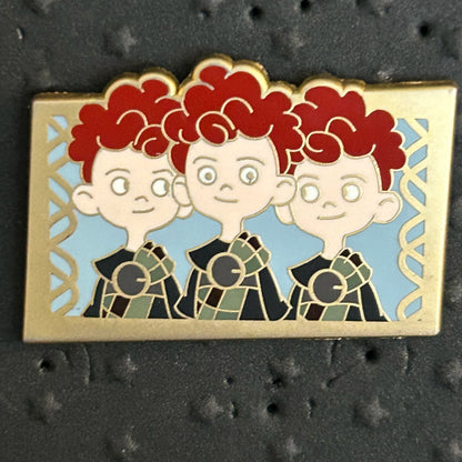 2012 - Harris, Hubert, and Hamis - Triplet's - Brave - Booster Pin