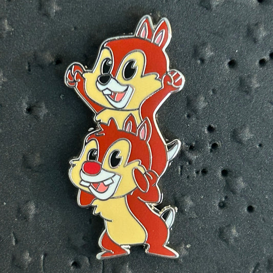2024 - Chip and Dale - On Shoulders - LR - Build A Pin