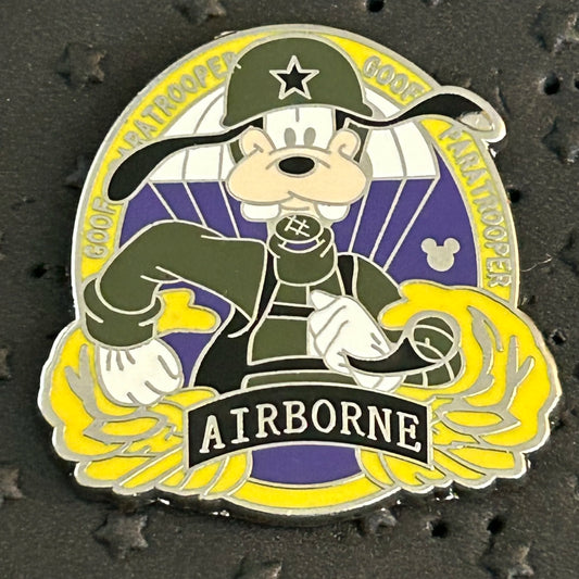 2008 - Goofy - Armed Forced - Airborne - Hidden Mickey - Pin
