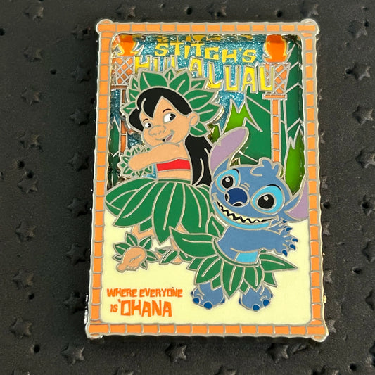 2024 - Lilo and Stitch - Showtime Poster - Stitch’s Hula Luau - LE 3,000 - Disney Pin
