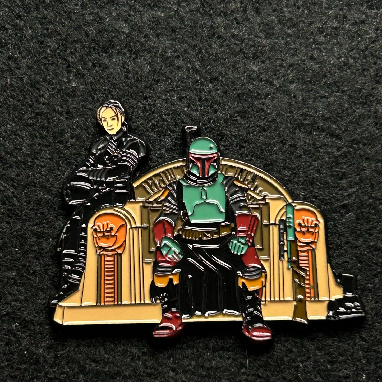 2021 - Boba Fett and Fennec - Book of Boba Fett - Star Wars - Soft Enamel - Disney Pin