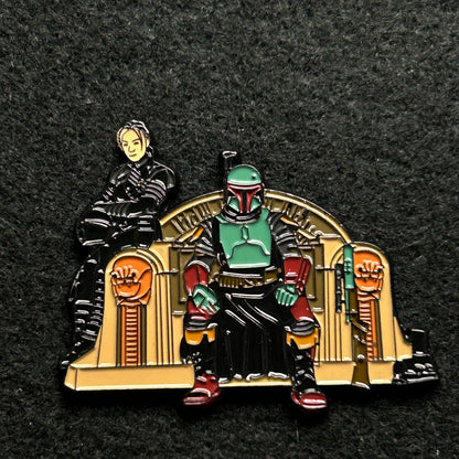 2021 - Boba Fett and Fennec - Book of Boba Fett - Star Wars - Soft Enamel - Disney Pin