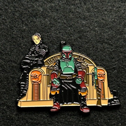 2021 - Boba Fett and Fennec - Book of Boba Fett - Star Wars - Soft Enamel - Disney Pin