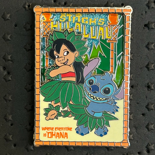 2024 - Lilo and Stitch - Showtime Poster - Stitch’s Hula Luau - LE 3,000 - Disney Pin