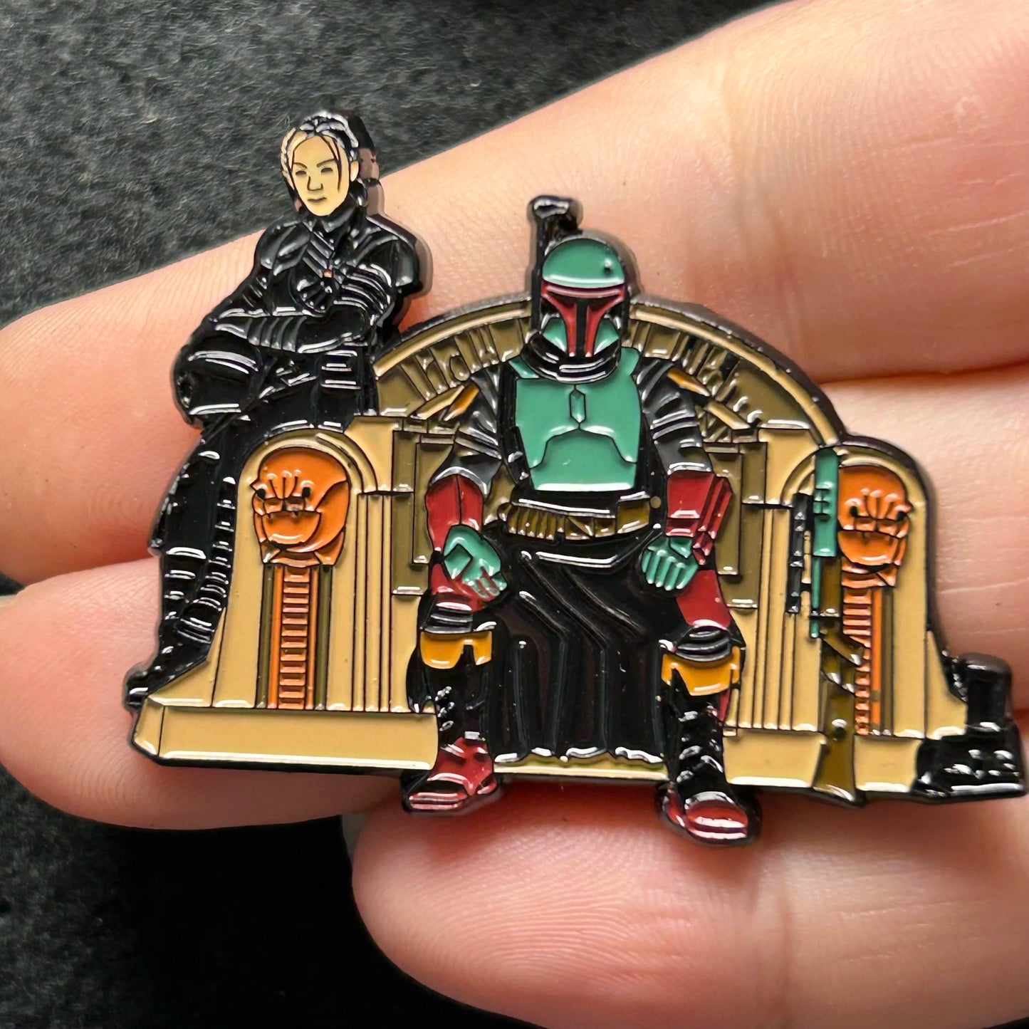 2021 - Boba Fett and Fennec - Book of Boba Fett - Star Wars - Soft Enamel - Disney Pin