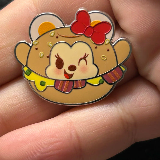 2023 - Minnie Mouse - Bagel Sandwich - Munchling - Mystery Series 3 - Disney Pin