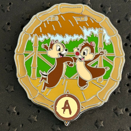 2024 - Chip and Dale - Adventureland - WDW - MGK - Mystery Pin