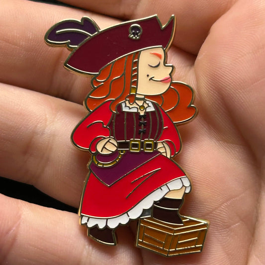 2023 - Red - Pirates of the Caribbean - Booster Series - Disney Pin