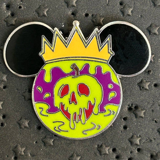 2020 - Evil Queen - Snow White Apple - Villain Mickey Head - Disney Pin