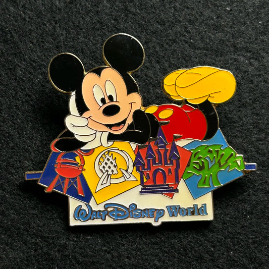 2000 - Mickey Mouse - 4 Parks - Disney Brooch