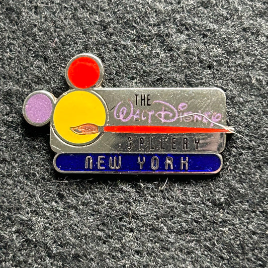 1997 - Vintage - The Walt Disney Gallery - Paint Brush - New York - Disney Pin