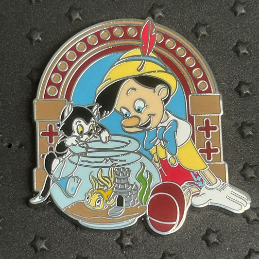 2022 - Pinocchio and Figaro - Our Best Friends - One Family - LR - Disney Pin
