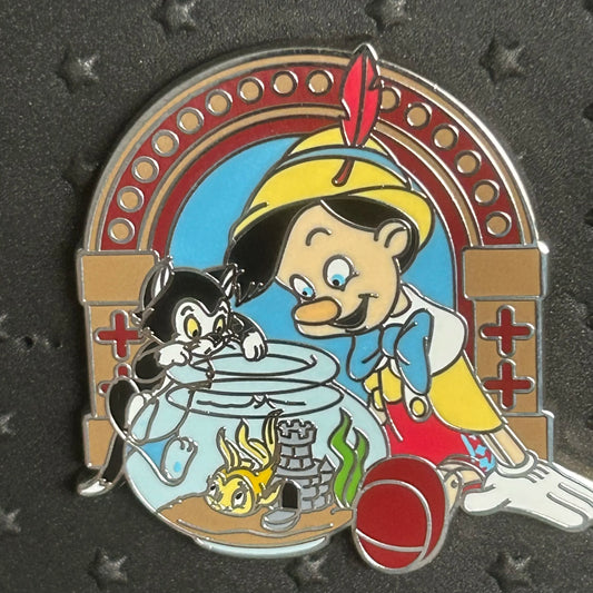 2022 - Pinocchio and Figaro - Our Best Friends - One Family - LR - Disney Pin