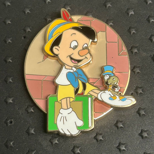 2022 - Pinocchio and Jiminy Cricket - Pin on Pin
