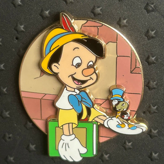 2022 - Pinocchio and Jiminy Cricket - Pin on Pin