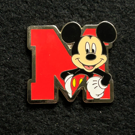 2004 - Mickey Mouse - Red M - Disney Pin