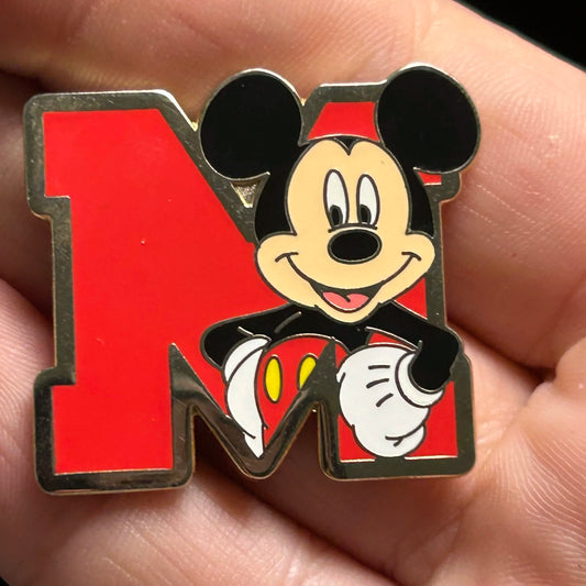 2004 - Mickey Mouse - Red M - Disney Pin