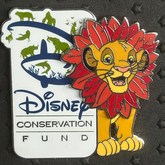 2015 - Simba - Moving Head - Wildlife Conservation Fund - Disney Pin