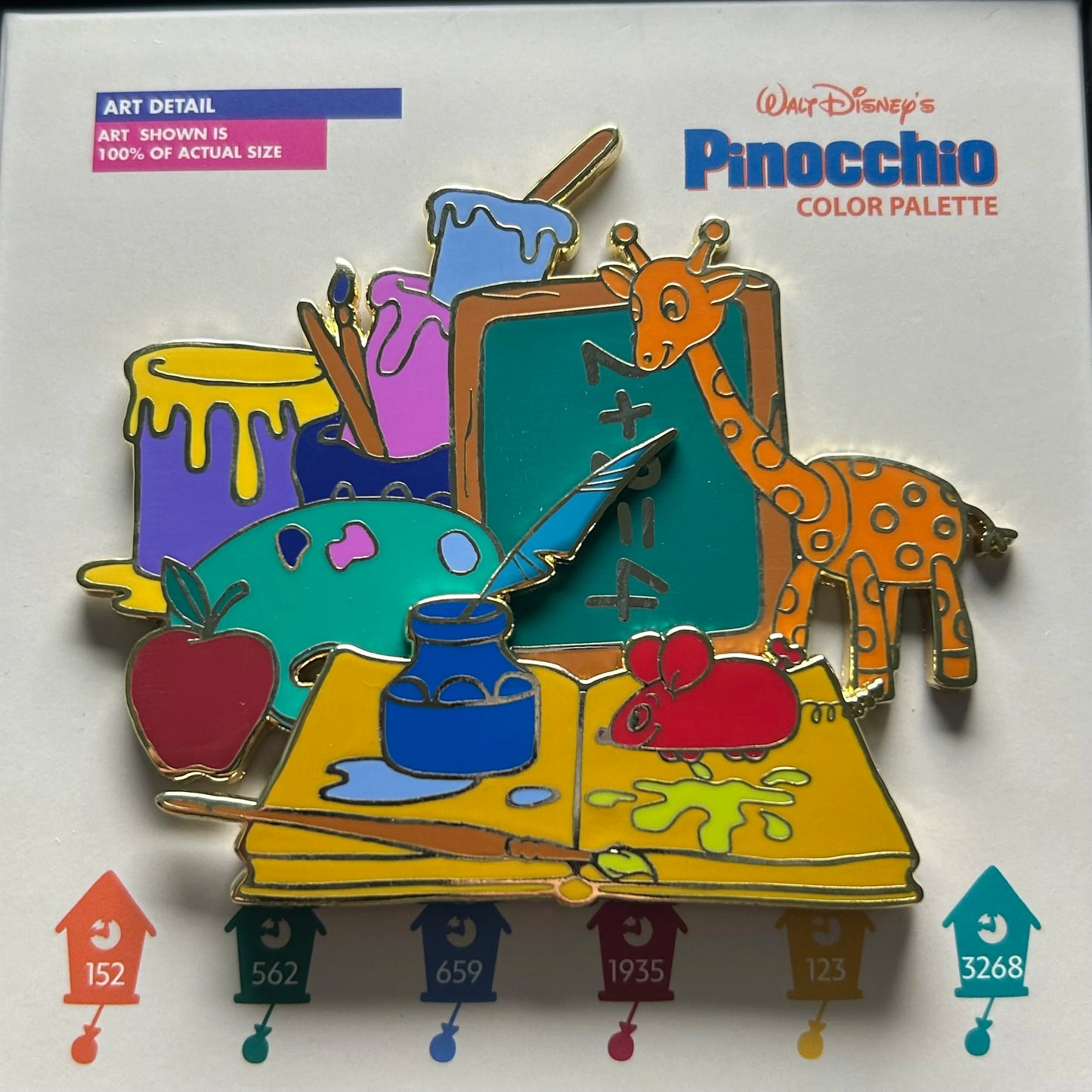2022 - Pinocchio - Color Palette - LE 300 - WDI - Disney Pin