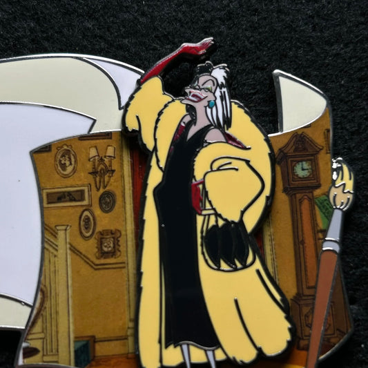 2025 - Cruella de Vil - Off the Page Series - WDI - LE 300 - Disney Pin