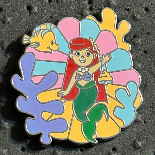 2023 - Ariel and Flounder - The Little Mermaid - It’s A Small World - Mystery Pin