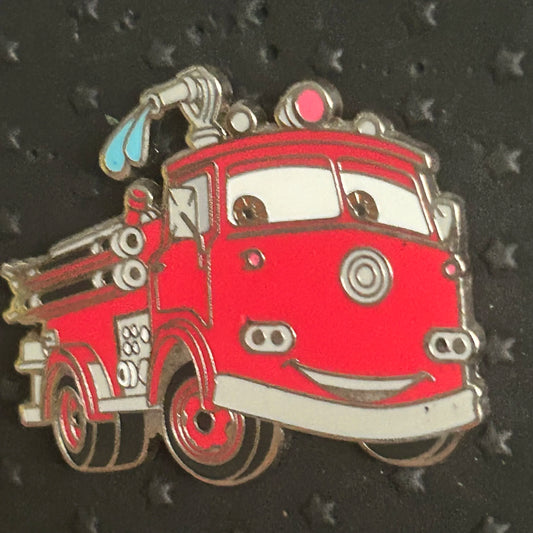 2012 - Red - Fire Engine Truck - Cars - WDW - Pin