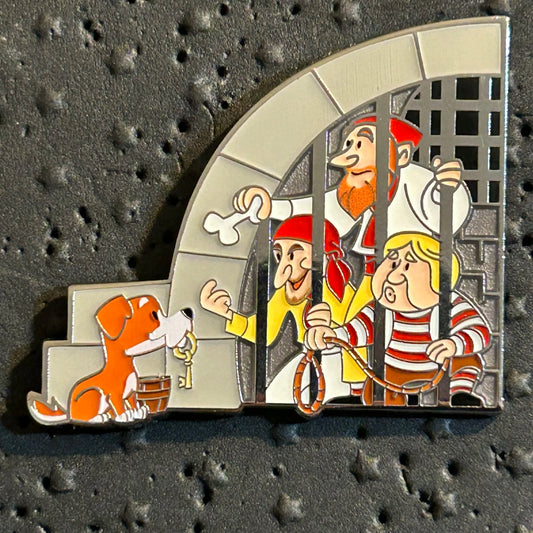 2023 - Pirates of the Caribbean- Jail - Dog with Key - Disney Pin