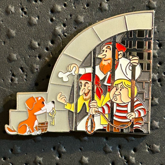 2023 - Pirates of the Caribbean- Jail - Dog with Key - Disney Pin