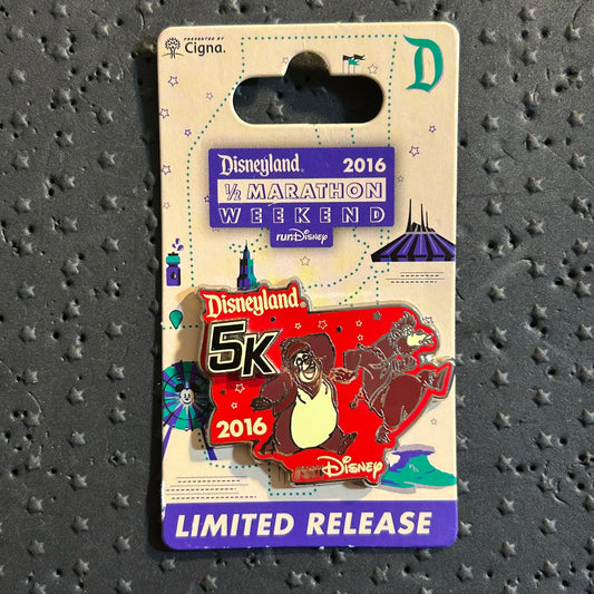 2016 - Big Al & Liver Lips - Country Bears - DLR - 5k - LR - Disney Pin