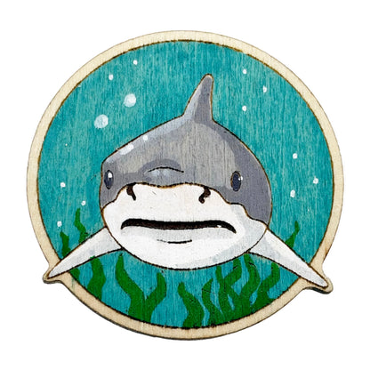 Great White Shark - Lapel Pin & Magnet