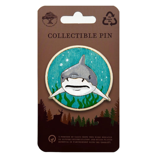 Great White Shark - Lapel Pin & Magnet