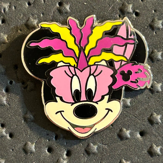 2015 - Minnie Mouse - Mardi Gras - DLR - Hidden Mickey Pin