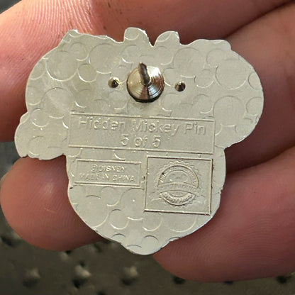 2015 - Minnie Mouse - Mardi Gras - DLR - Hidden Mickey Pin