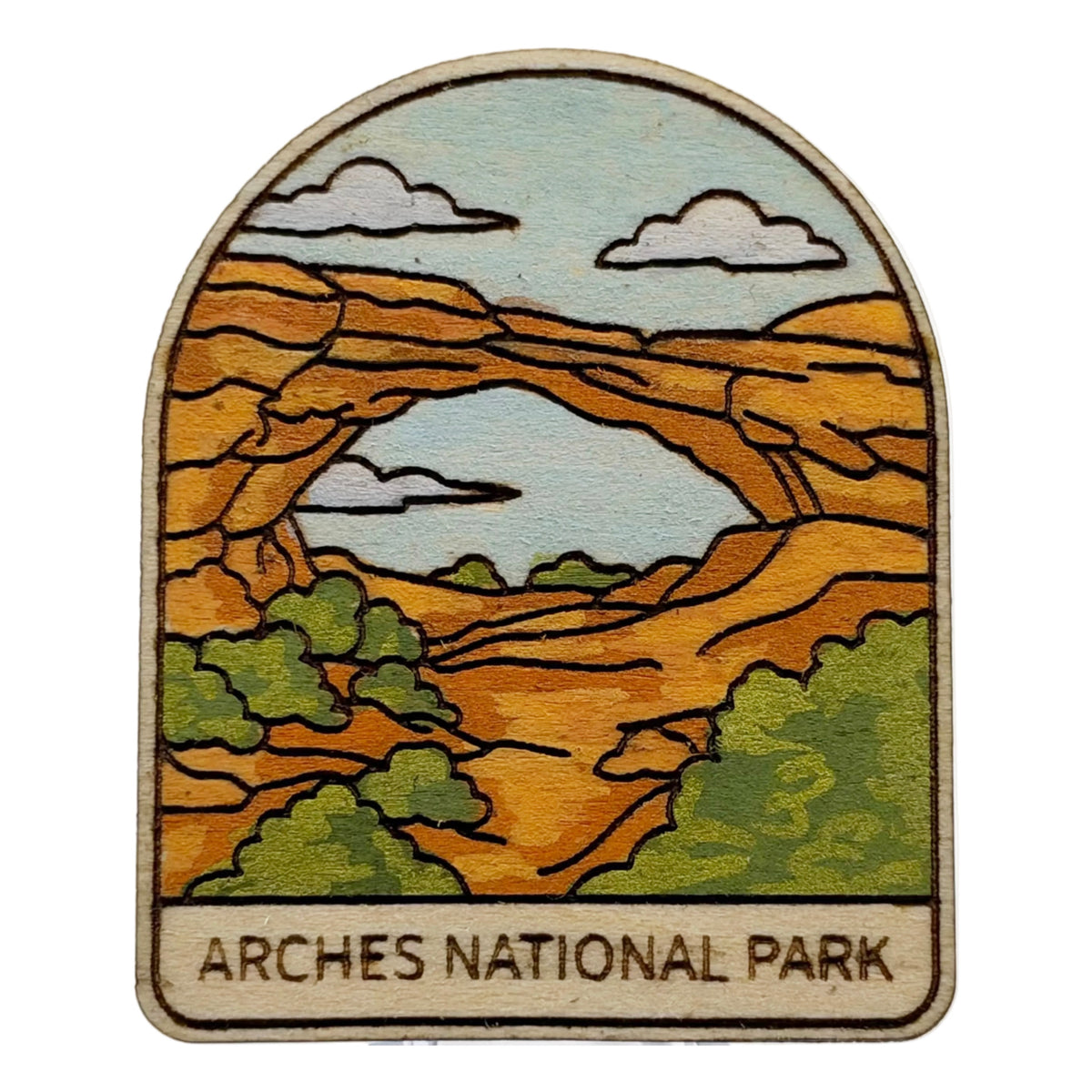 Arches National Park - Lapel Pin & Magnet