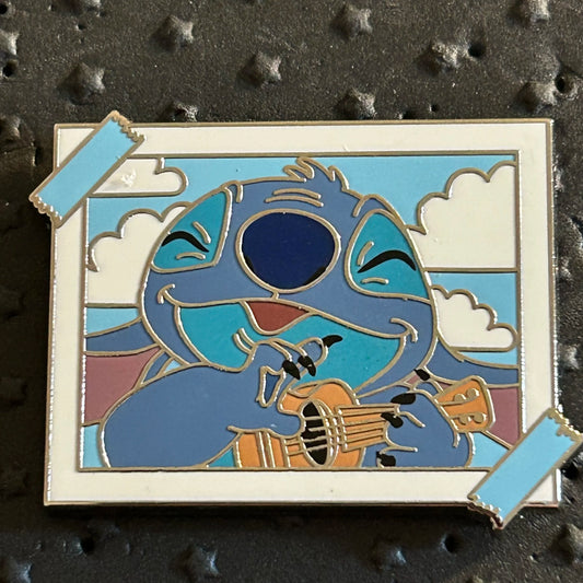 2024 - Stitch - Playing Ukulele - Mystery Frame Series - Disney Pin