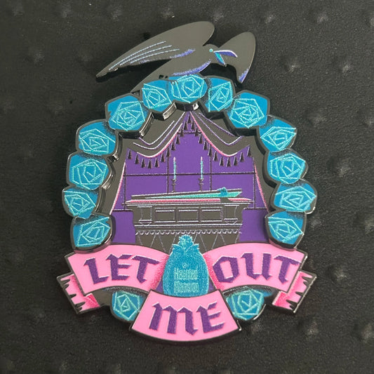2023 - Let Me Out - Raven - Coffin - Haunted Mansion - Disney Pin
