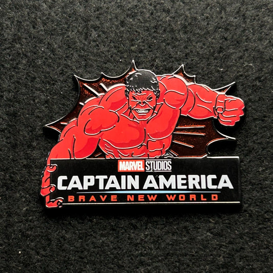 2025 - Red Hulk - Captain America - Brave New World - Marvel World - Disney Pin