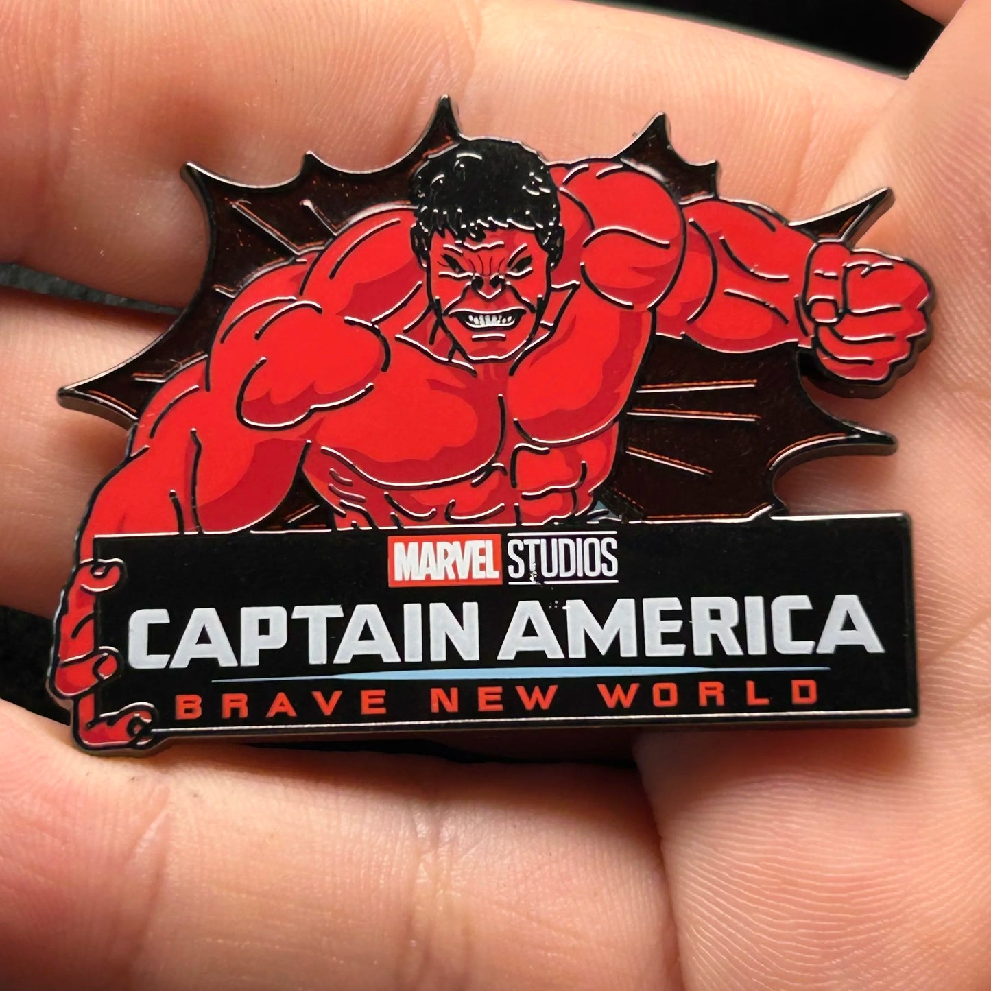 2025 - Red Hulk - Captain America - Brave New World - Marvel World - Disney Pin